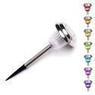 Online Deals 24 2-LED Stainless Steel Color Changing Solar Light - eBay