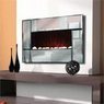 Online Deals Wall Mounted 1500W Electric Fireplace w/ Flame + Remote - Buy.com