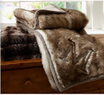 Online Deals Ombre Faux-Fur Throw - Pottery Barn