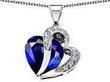 Newegg - Sterling Silver 14K White Gold-Plated Heart Shape Pendant $99